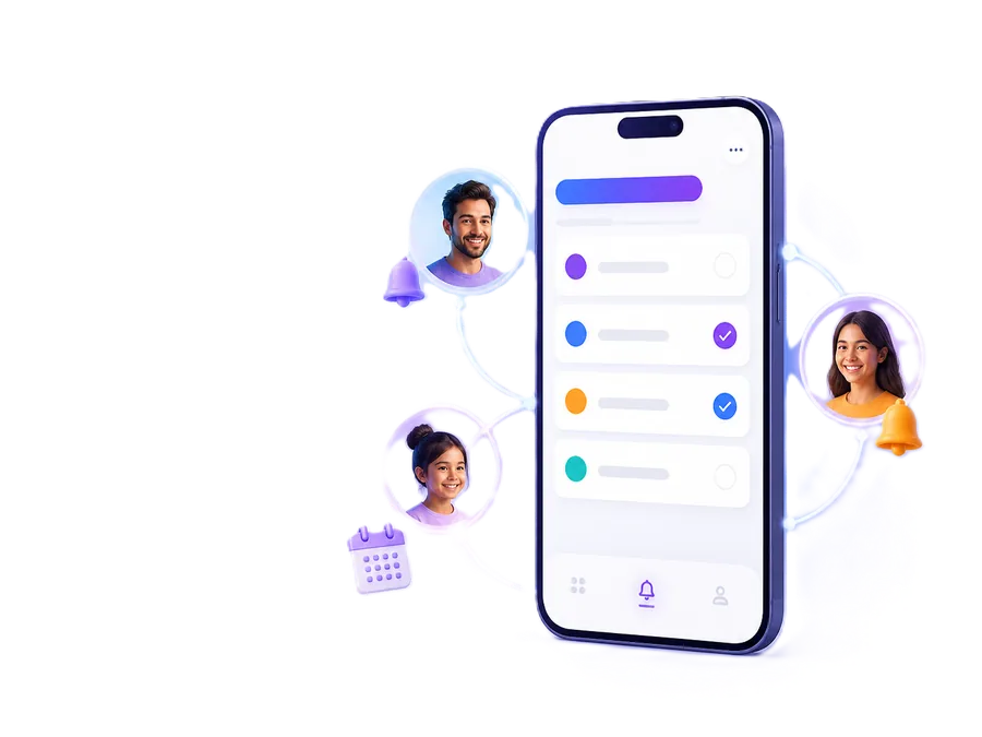 Using Ping Me for Family, Health and Medicine Reminders